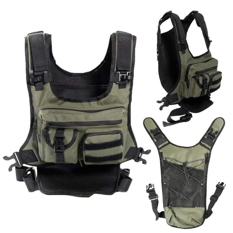 Fishing Vest - Multi Pocket Outdoor Tactical Vest Breathable