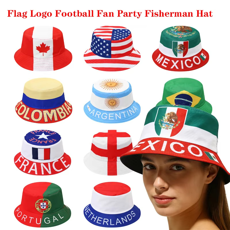 Fishing Hat - 26 Countries National Flag Bucket Hat