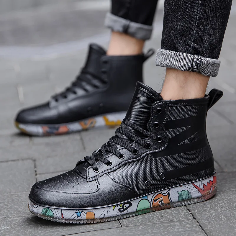 Men Rain Boots Fashion Trendy  - Fishing Boots avis et prix