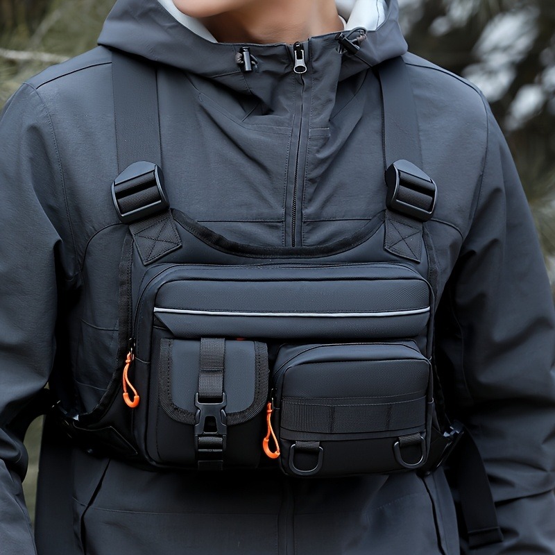 Men's Tactical Chest Bag, Runn - Fishing Vest avis et prix