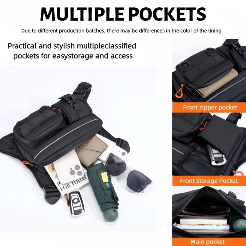 Men's Tactical Chest Bag, Runn - Fishing Vest avis et prix