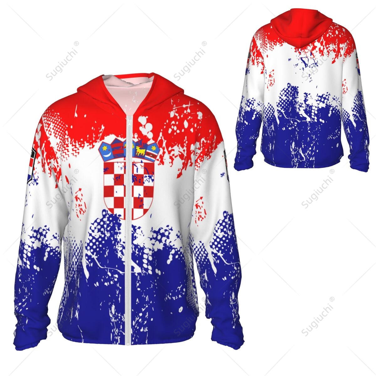 Croatia Flag Sun Protection Ho - Fishing Hoodie avis et prix