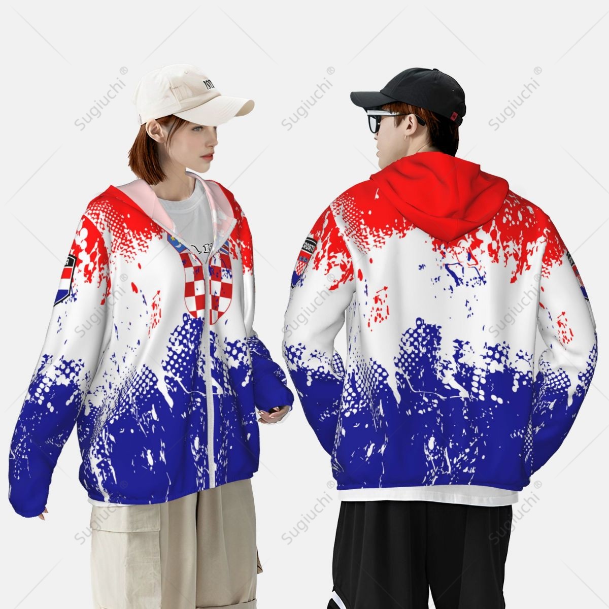 Croatia Flag Sun Protection Ho - Fishing Hoodie avis et prix