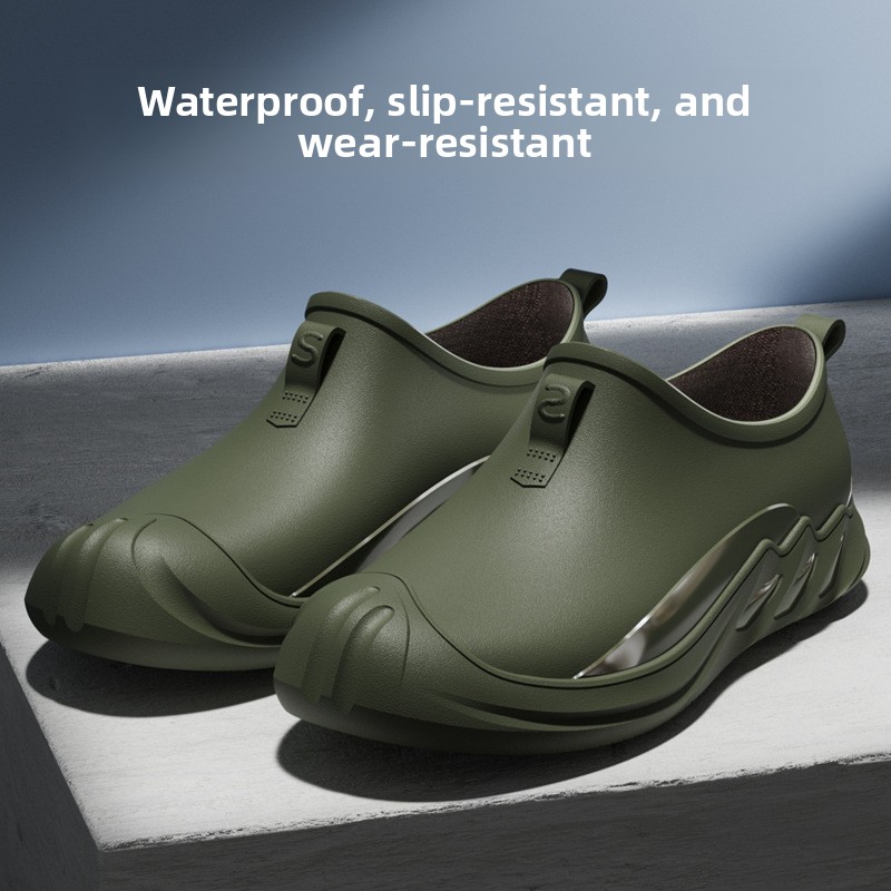 Men Short Tube Rain Boots Wate - Fishing Boots avis et prix