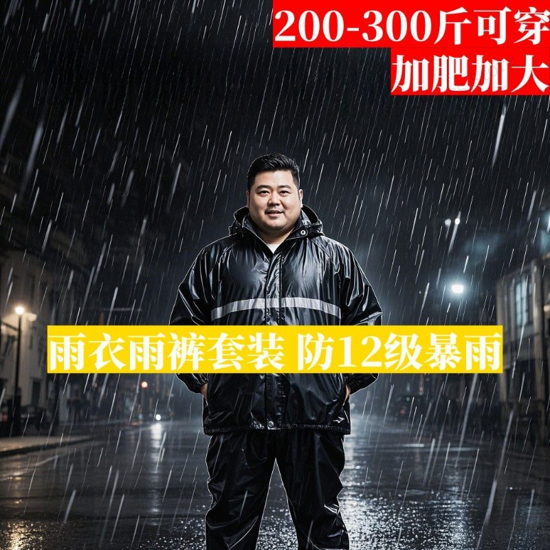Plus Size Rain Suit Separate M - Fishing Jacket Waterproof avis et prix
