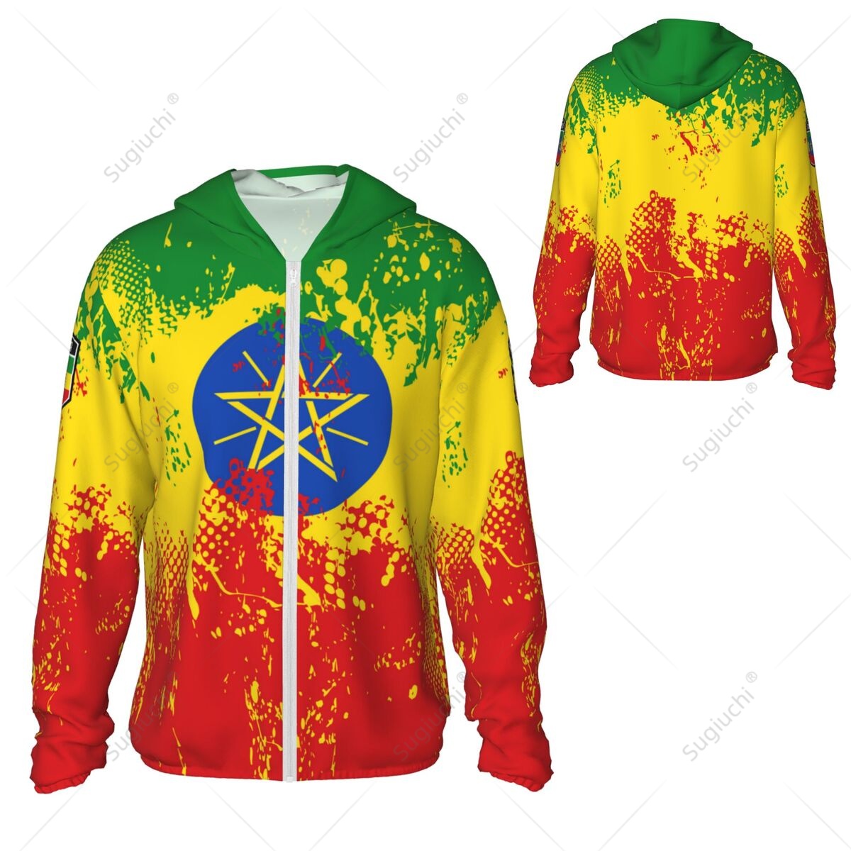 Ethiopia Flag Sun Protection H - Fishing Hoodie avis et prix