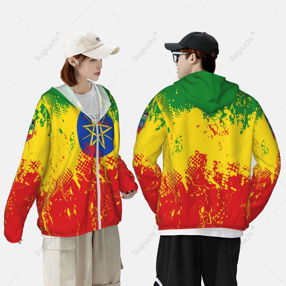 Ethiopia Flag Sun Protection H - Fishing Hoodie avis et prix