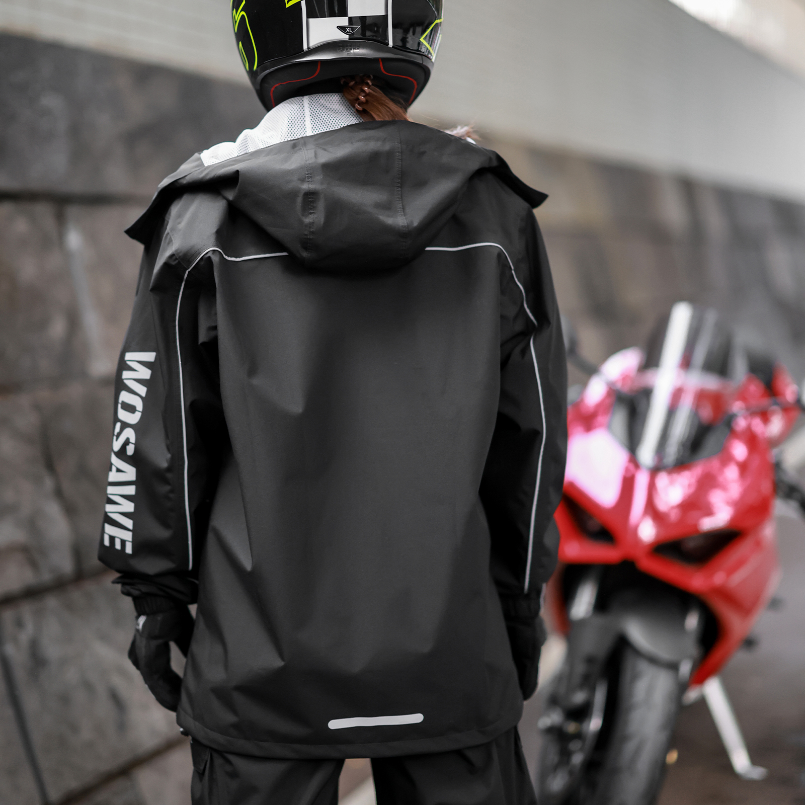 WOSAWE Motorcycle Raincoat Men - Fishing Rain Suit avis et prix