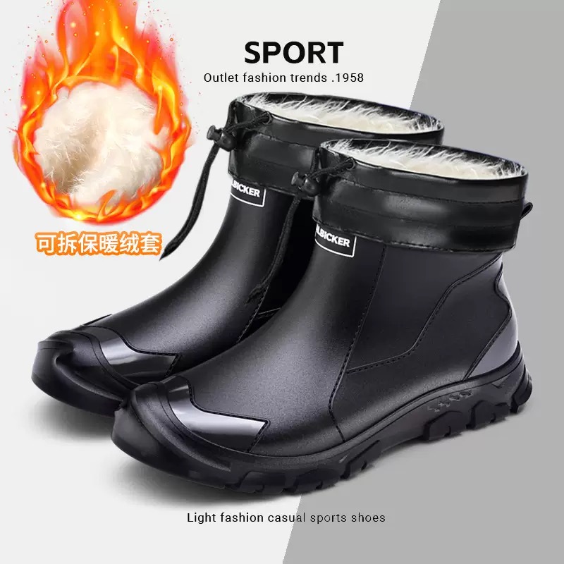 Waterproof Men's Rain Shoes Fa - Fishing Boots avis et prix