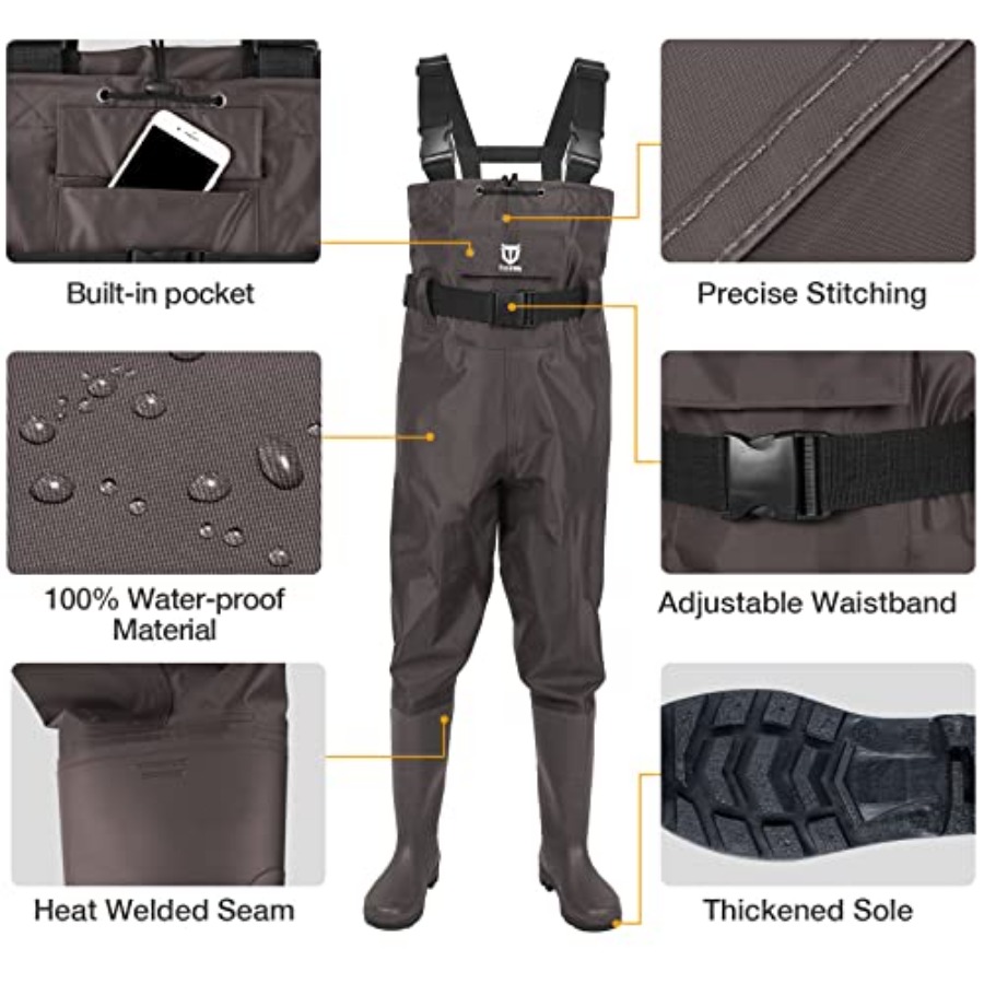 Bootfoot Chest Wader, 2-Ply Ny - Fishing Waders avis et prix