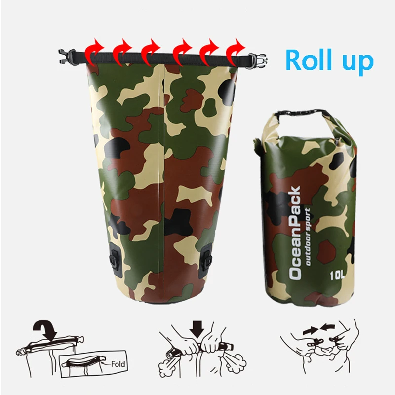 Waterproof Dry Bag Camouflage  - Fishing Bag Waterproof avis et prix