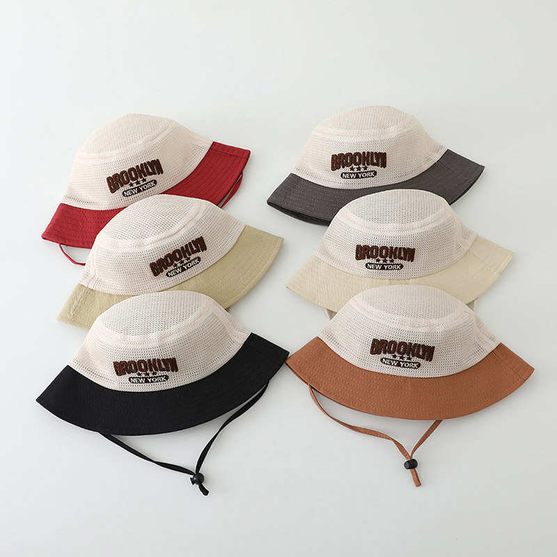 Letter Embroidered Baby Sun Ha - Fishing Hat avis et prix