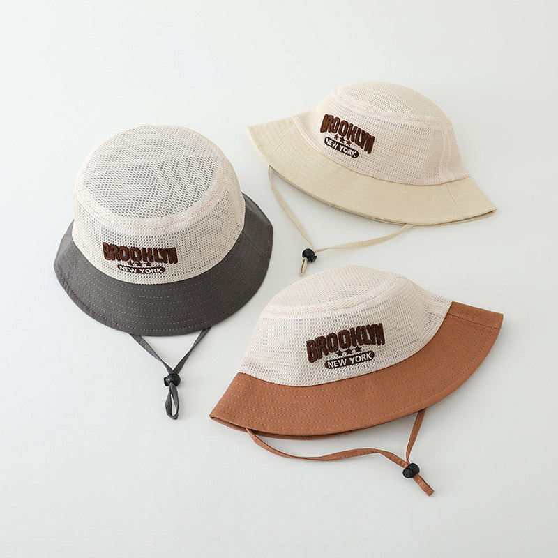 Letter Embroidered Baby Sun Ha - Fishing Hat avis et prix