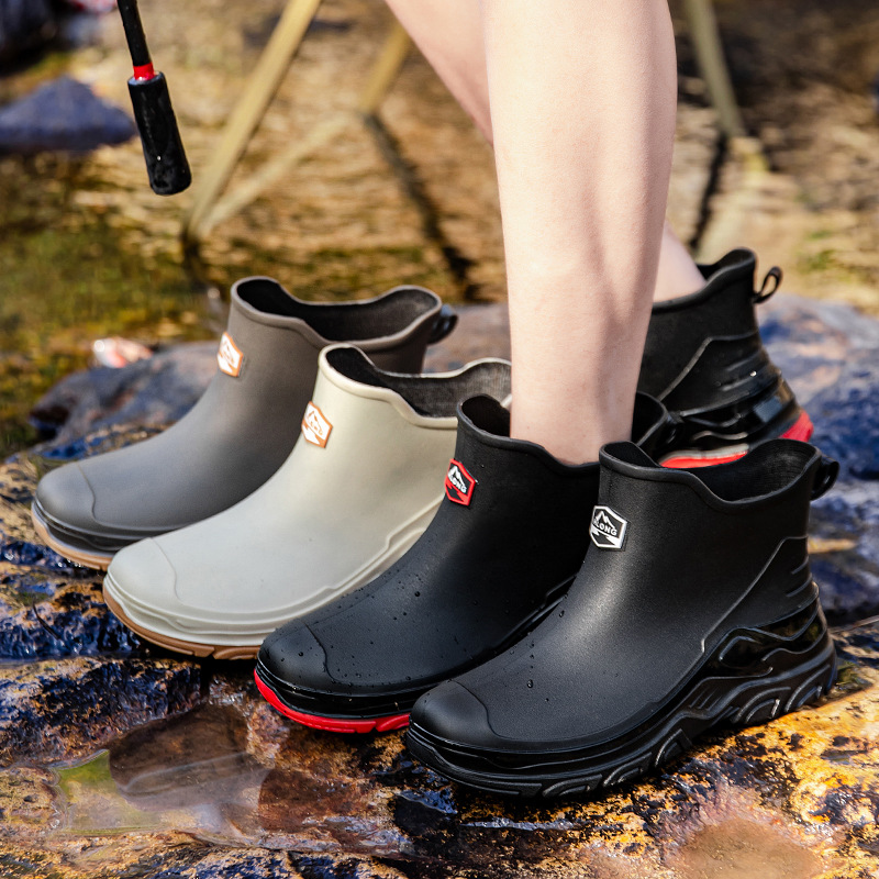 Short Rain Boots Men Fashionab - Fishing Boots avis et prix