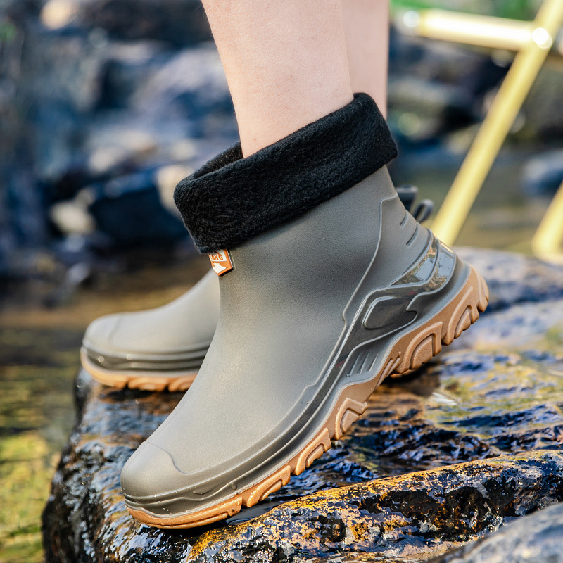 Short Rain Boots Men Fashionab - Fishing Boots avis et prix