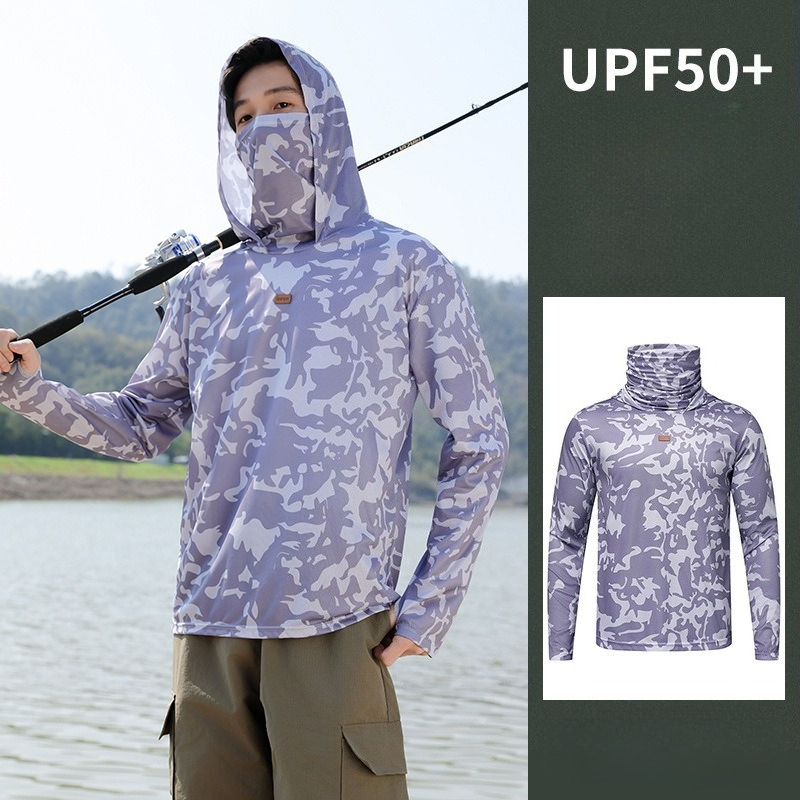 Fishing Shirt Hooded Men Sunsc - Fishing Hoodie avis et prix
