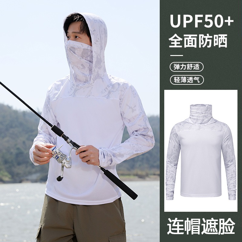 Fishing Shirt Hooded Men Sunsc - Fishing Hoodie avis et prix