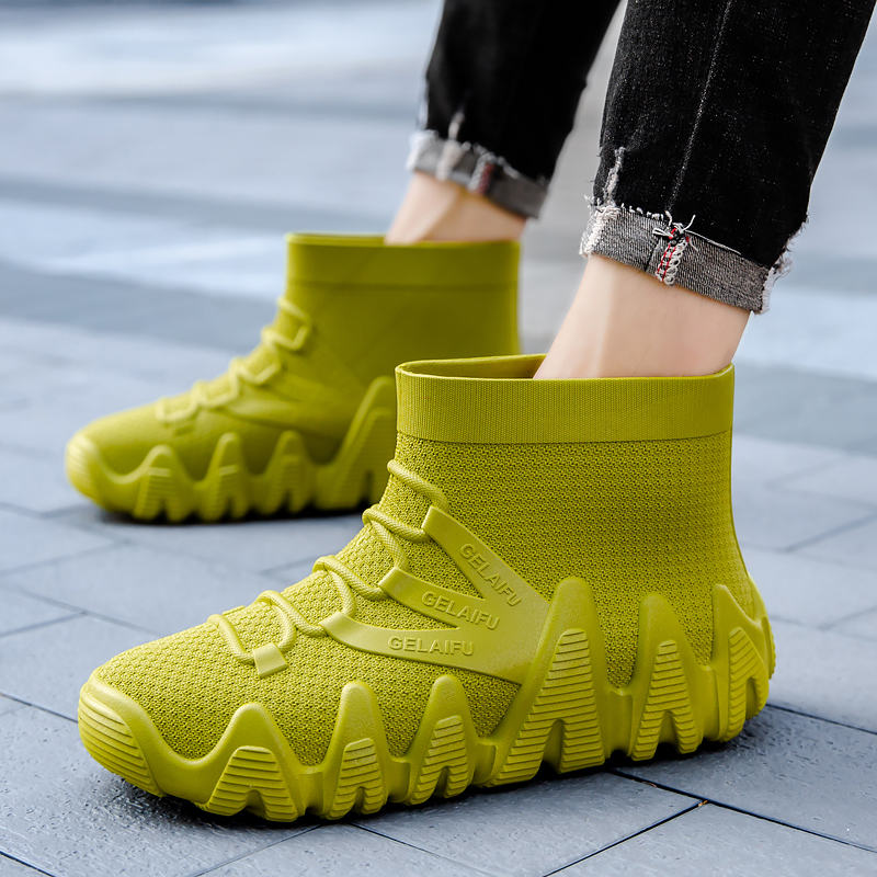 Men's Rain Boots Fashion Water - Fishing Boots avis et prix