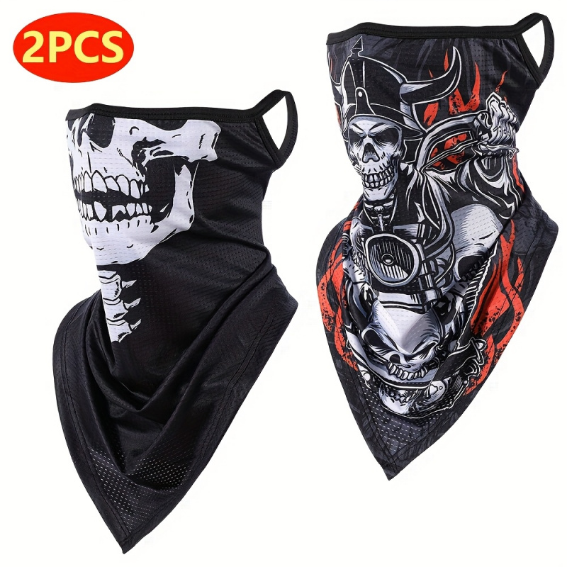 2-Pack, Men's Gothic Mask and  - Fishing Mask Sun Protection avis et prix