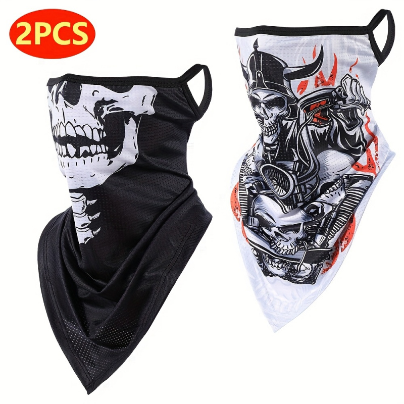 2-Pack, Men's Gothic Mask and  - Fishing Mask Sun Protection avis et prix