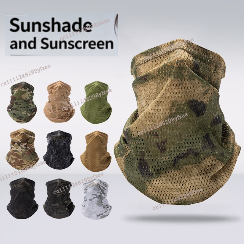 Summer cycling mesh sun mask m - Fishing Mask Sun Protection avis et prix