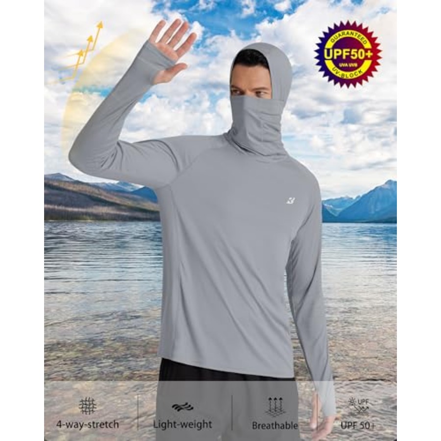 Roadbox UPF 50+ Men's Hooded F - Fishing Hoodie avis et prix
