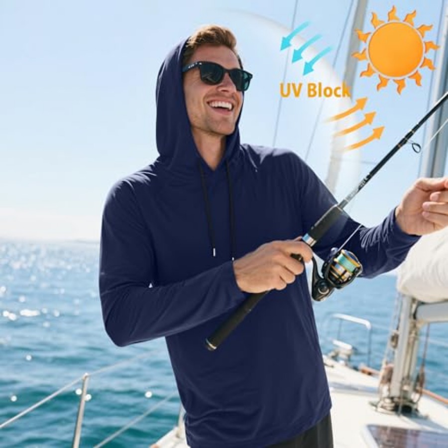 HovSiyla 5 Pack Men's Fishing  - Fishing Hoodie avis et prix