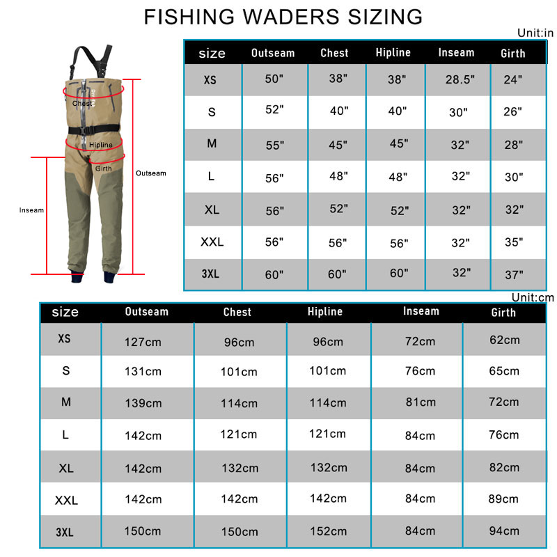 Zippered Waterproof Wader With - Fishing Waders avis et prix