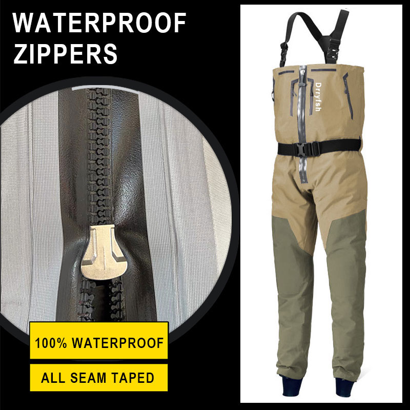 Zippered Waterproof Wader With - Fishing Waders avis et prix