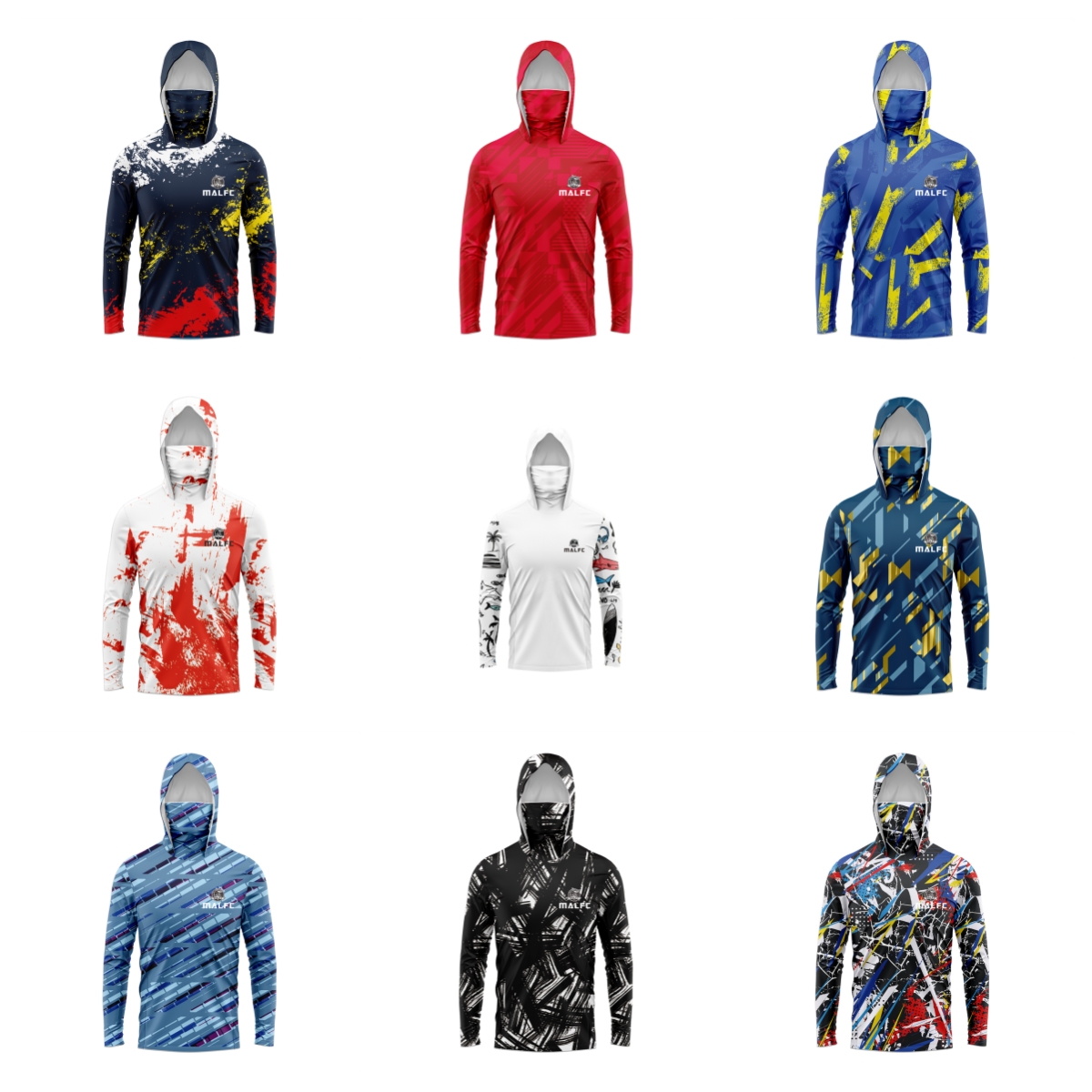 MALFC Men Hood Fishing Shirt l - Fishing Shirt Uv Protection avis et prix