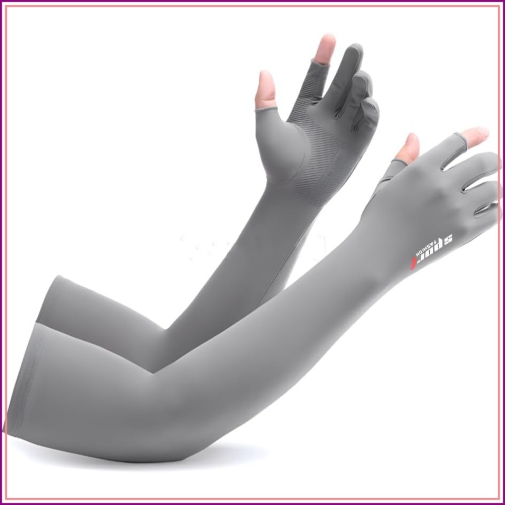 UV Protection Armsleeves with  - Fishing Gloves avis et prix