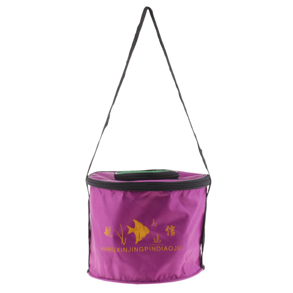 Foldable Fishing Bucket with M - Fishing Bag Waterproof avis et prix