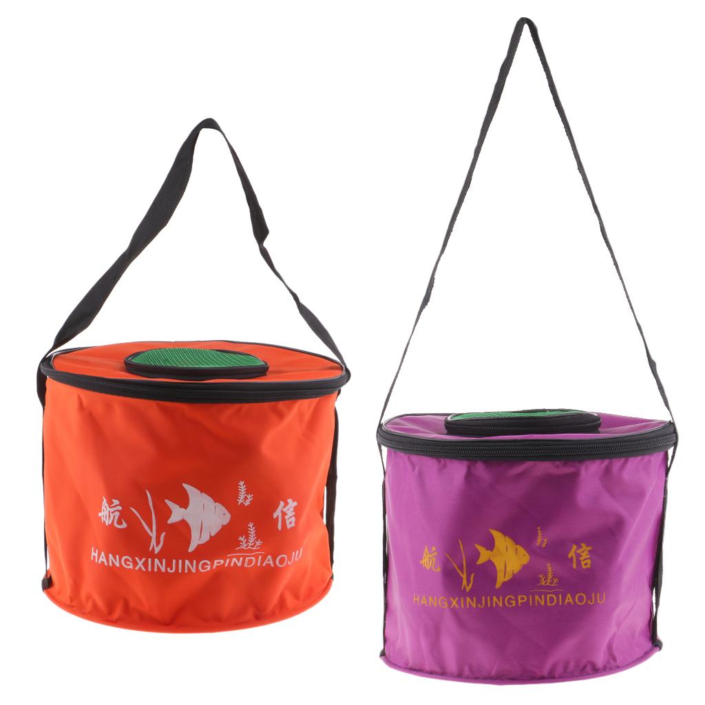 Foldable Fishing Bucket with M - Fishing Bag Waterproof avis et prix