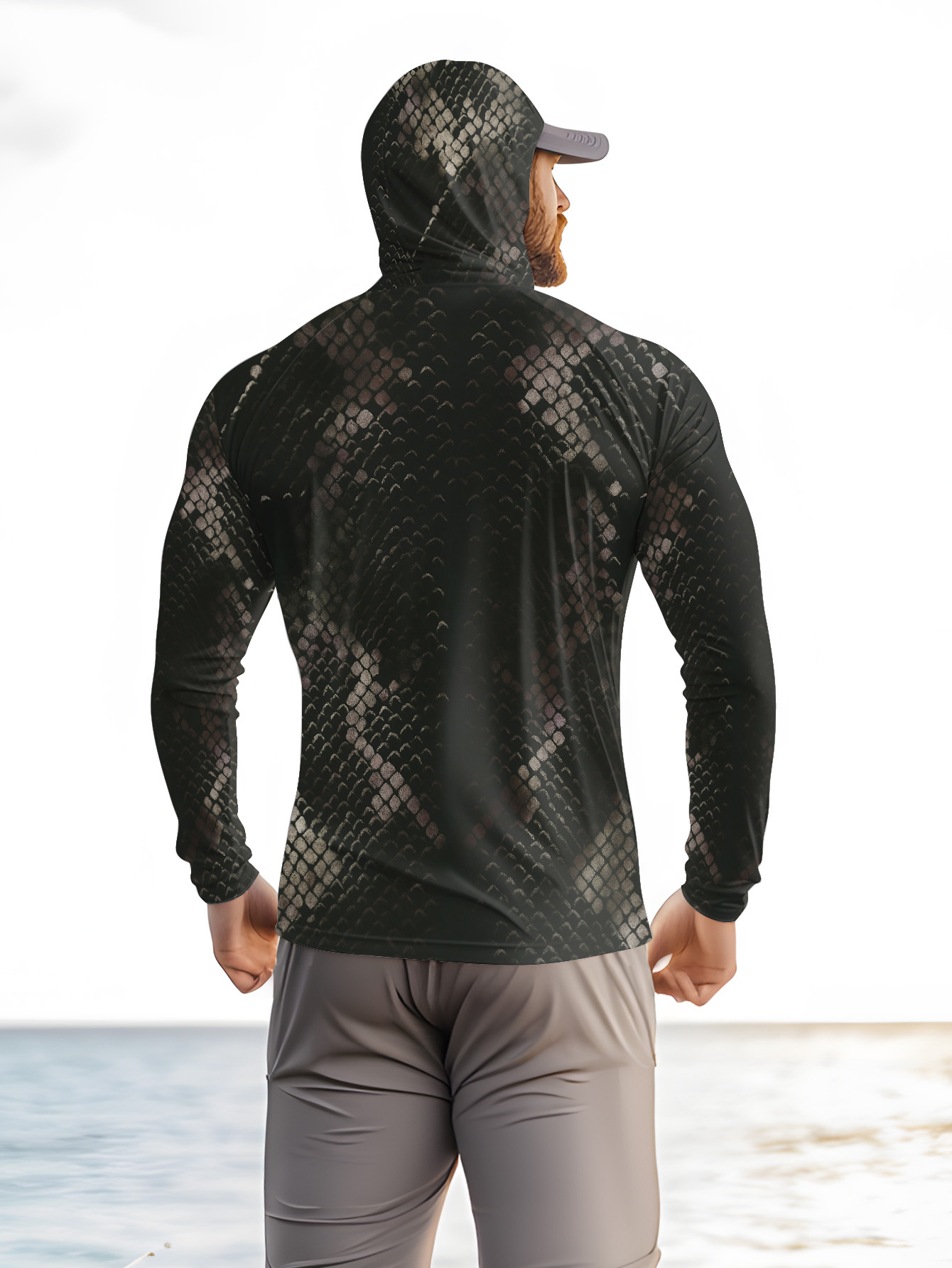 Men's Fishing Hooded Long-Slee - Fishing Shirt Uv Protection avis et prix