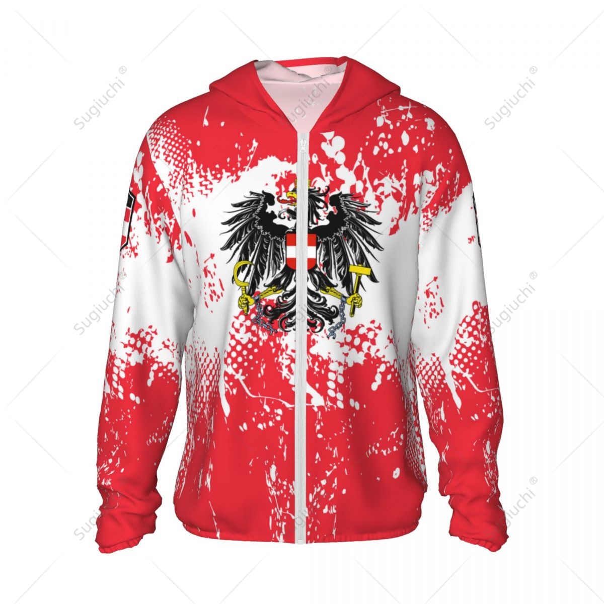 Austria Flag Sun Protection Ho - Fishing Hoodie avis et prix