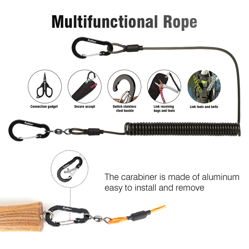 fishing tools Coiled Lanyards  - Fishing Belt avis et prix