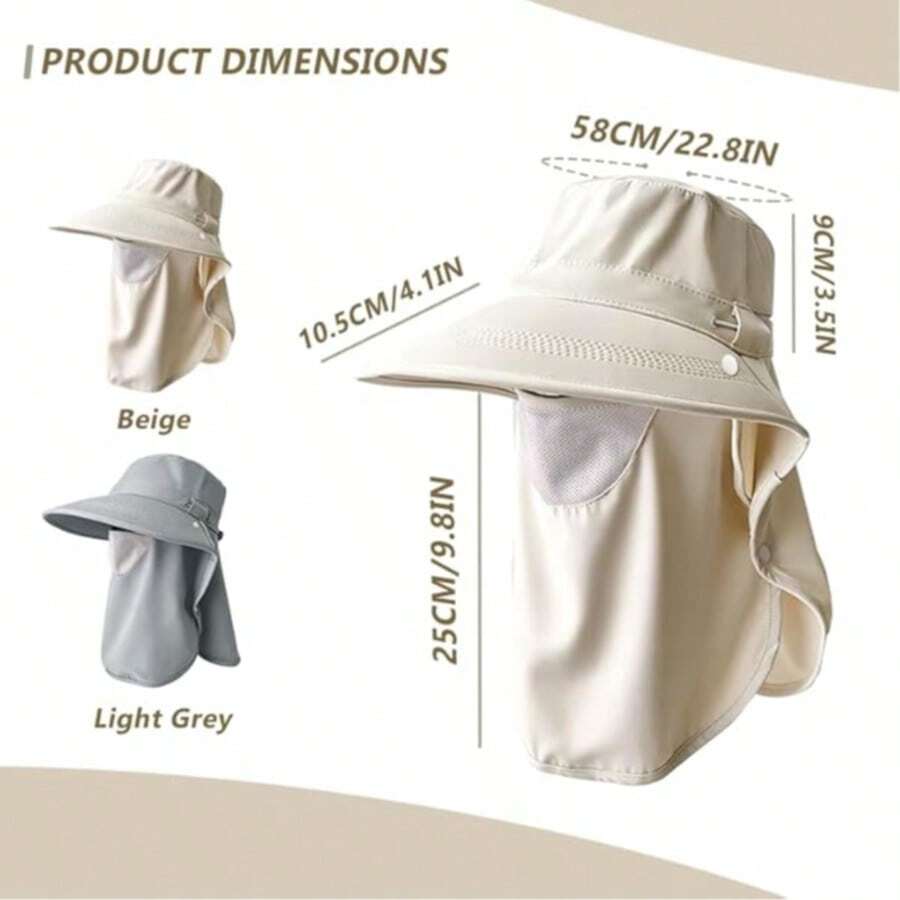 Women Wide Brim Sun Hat With F - Fishing Mask Sun Protection avis et prix