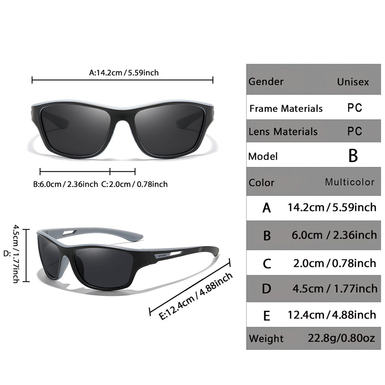 LOISRUBY Polaring Lenses Cycli - Fishing Sunglasses Polarized avis et prix