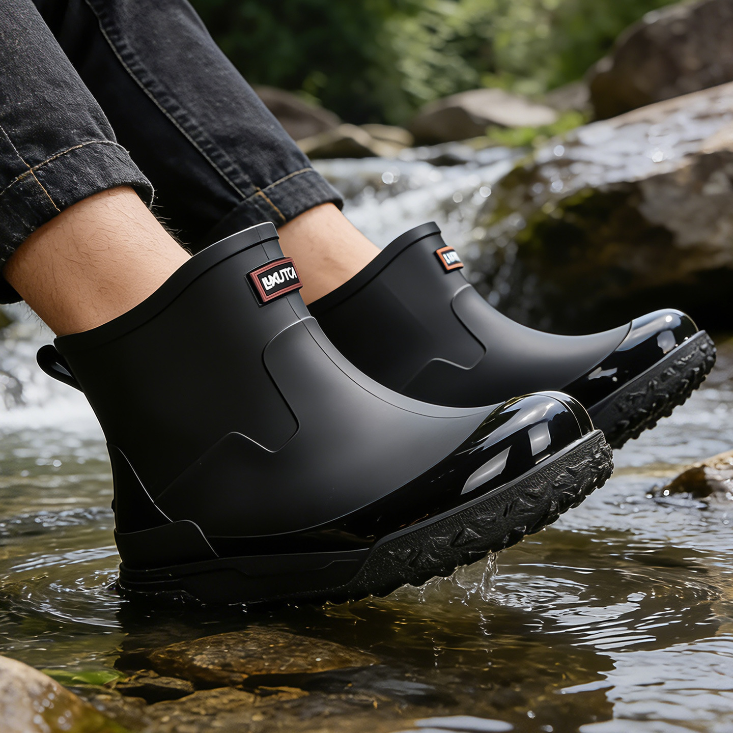 Men's Drawstring Short Rain Bo - Fishing Boots avis et prix