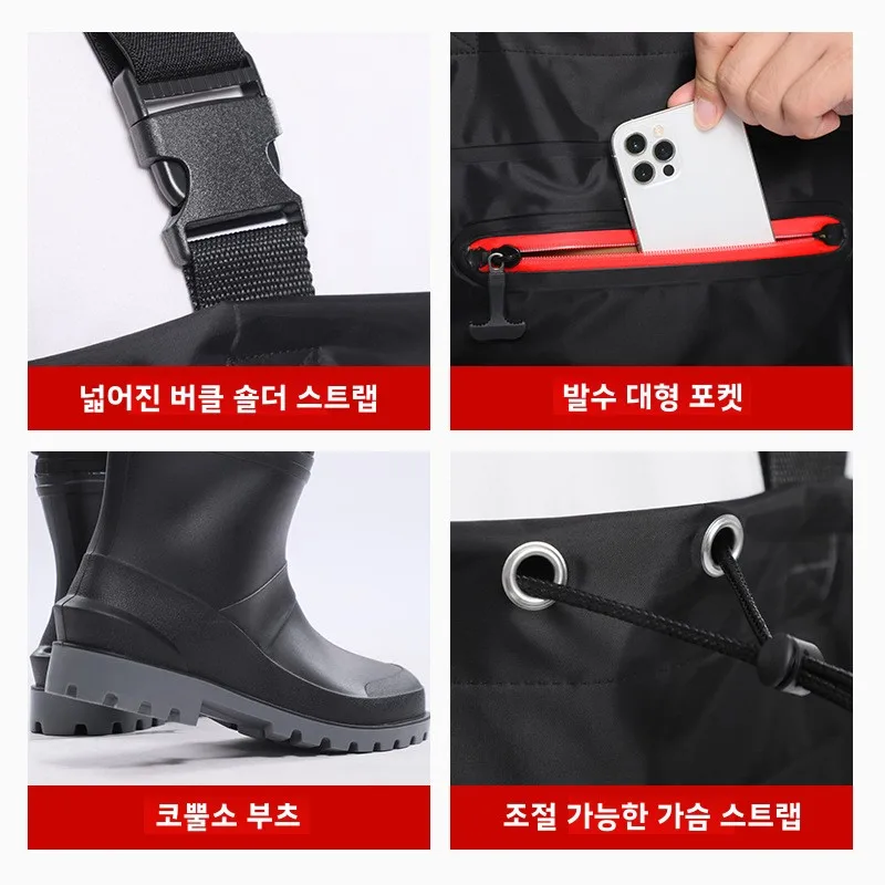 Waterproof Chest Waders with F - Fishing Pants Waterproof avis et prix