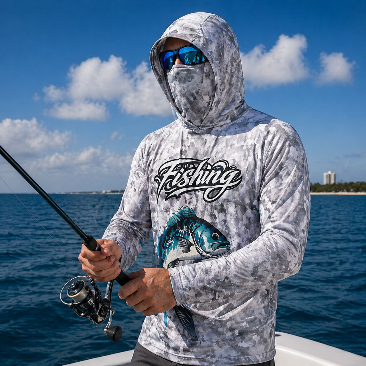 Fishing Shirt Hooded Men Fishi - Fishing Hoodie avis et prix
