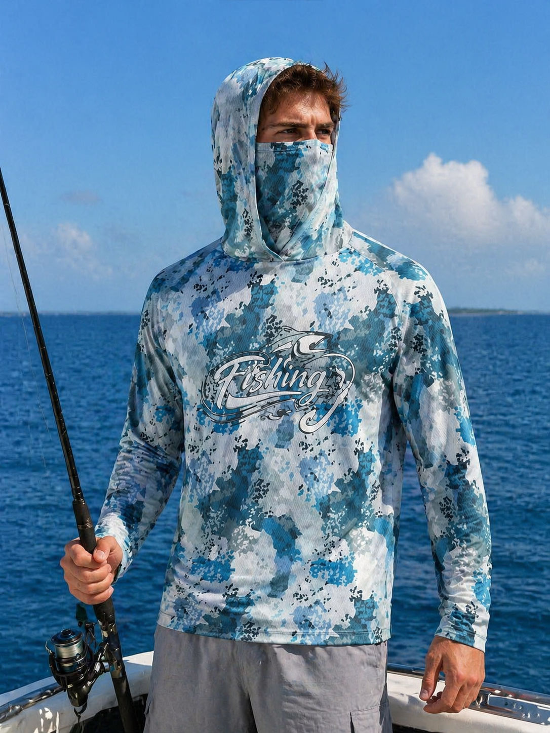 Fishing Shirt Hooded Men Fishi - Fishing Hoodie avis et prix