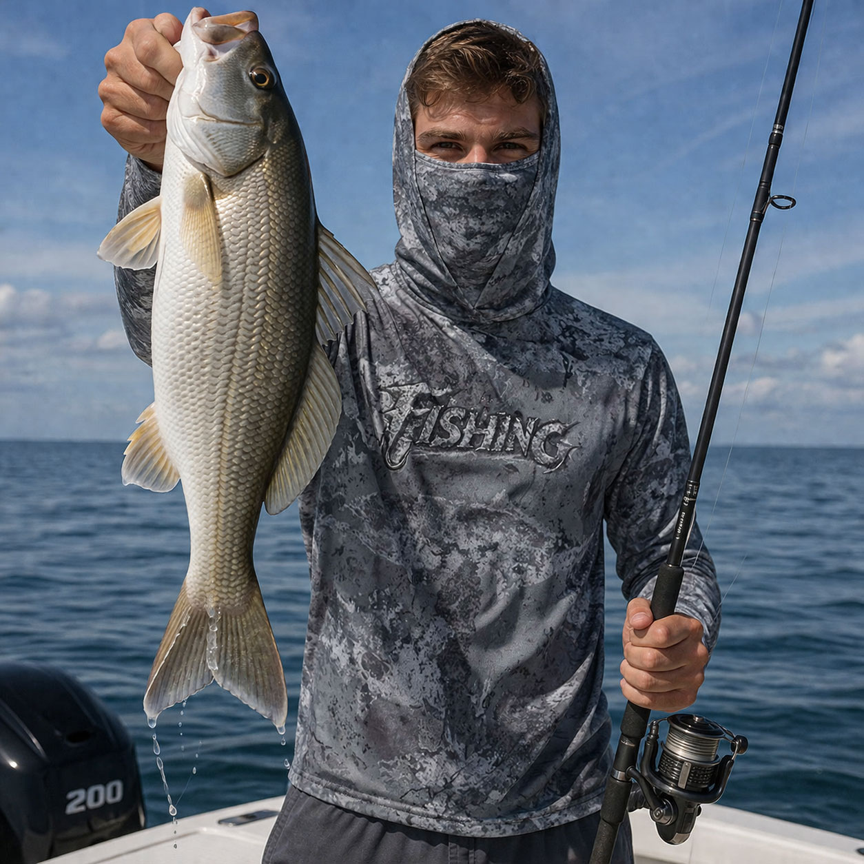 Fishing Hood Riding Tops Wear  - Fishing Hoodie avis et prix