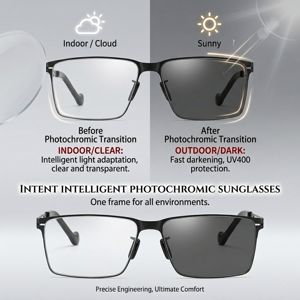 Men Photochromic Polarized Sun - Fishing Sunglasses Polarized avis et prix