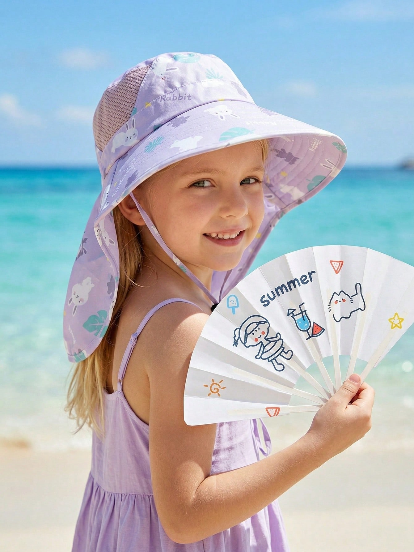Cartoon Cape Kids Summer Sun F - Fishing Hat avis et prix