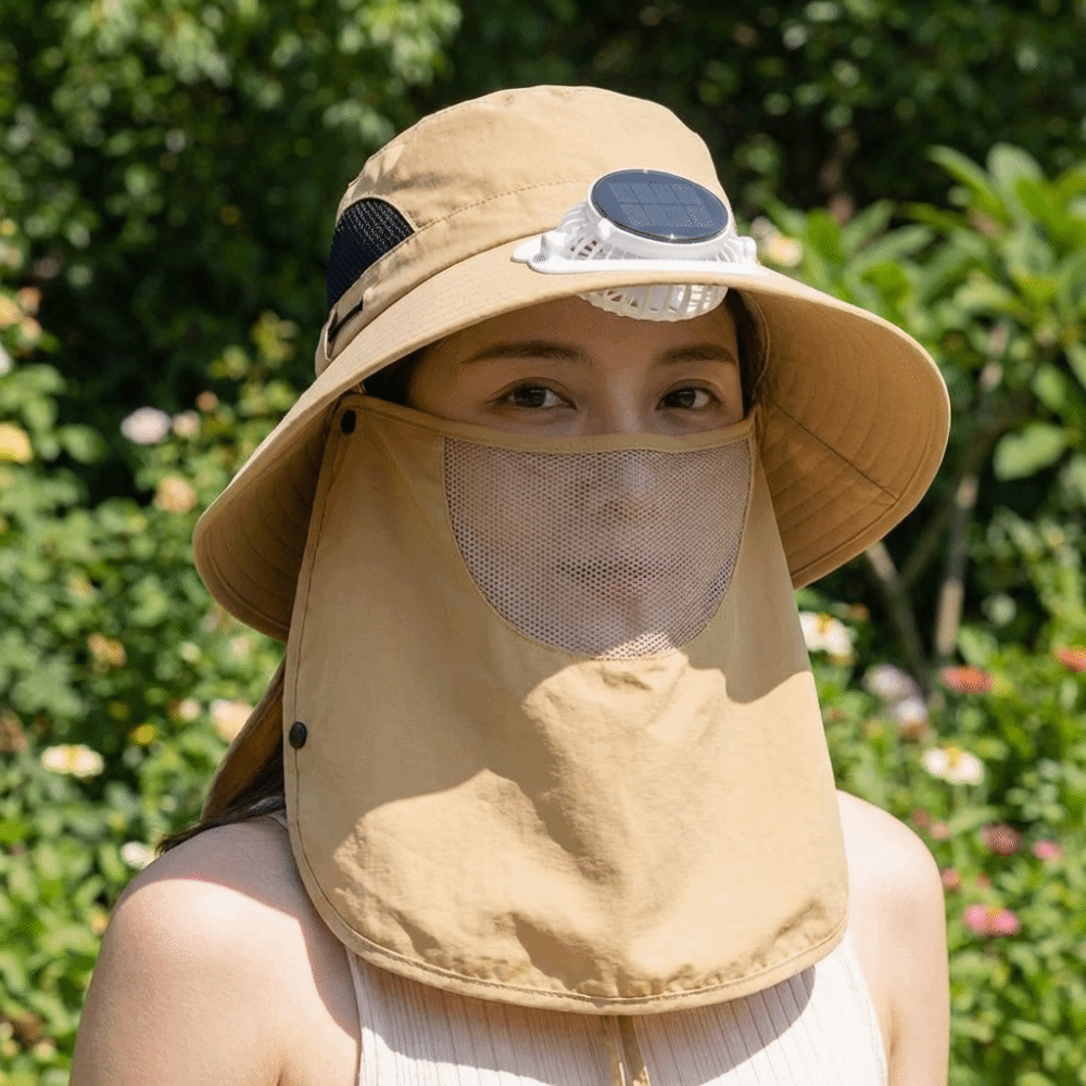 Portable Solar Rechargeable Fa - Fishing Hat avis et prix
