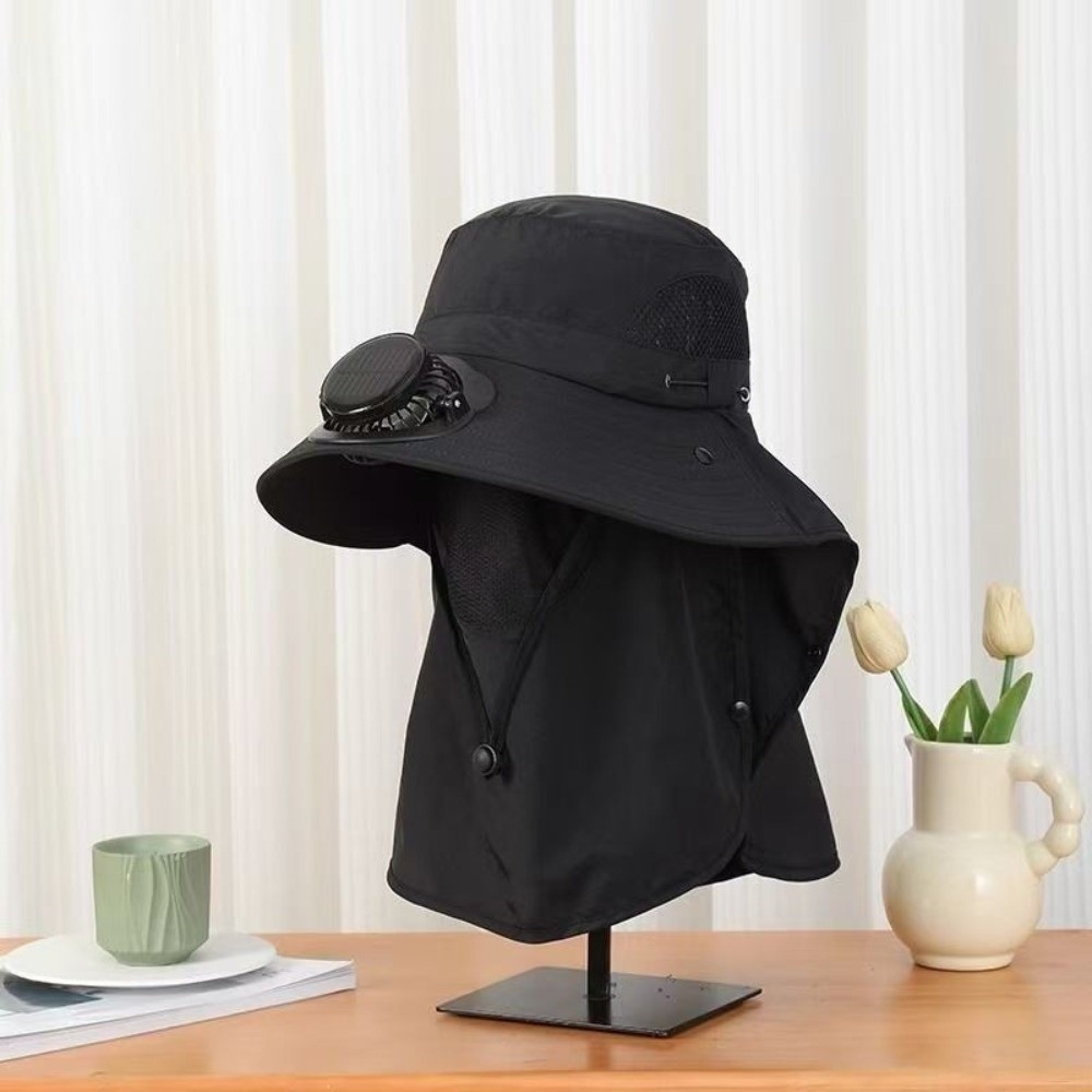 Portable Solar Rechargeable Fa - Fishing Hat avis et prix