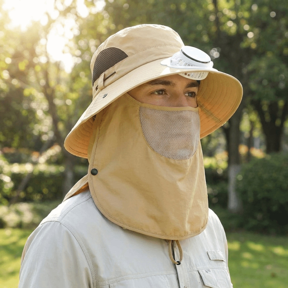 Portable Solar Rechargeable Fa - Fishing Hat avis et prix