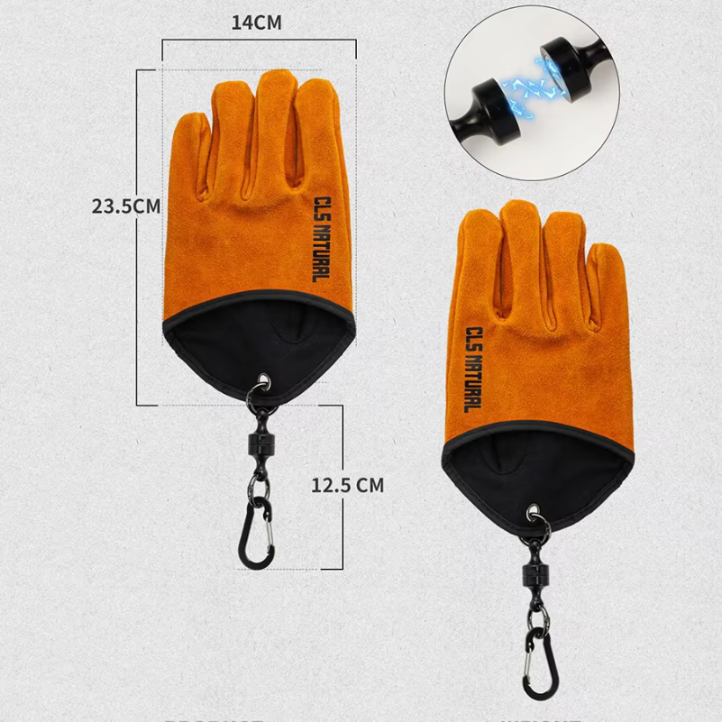 Heat Resistant BBQ Gloves, Cow - Fishing Gloves avis et prix