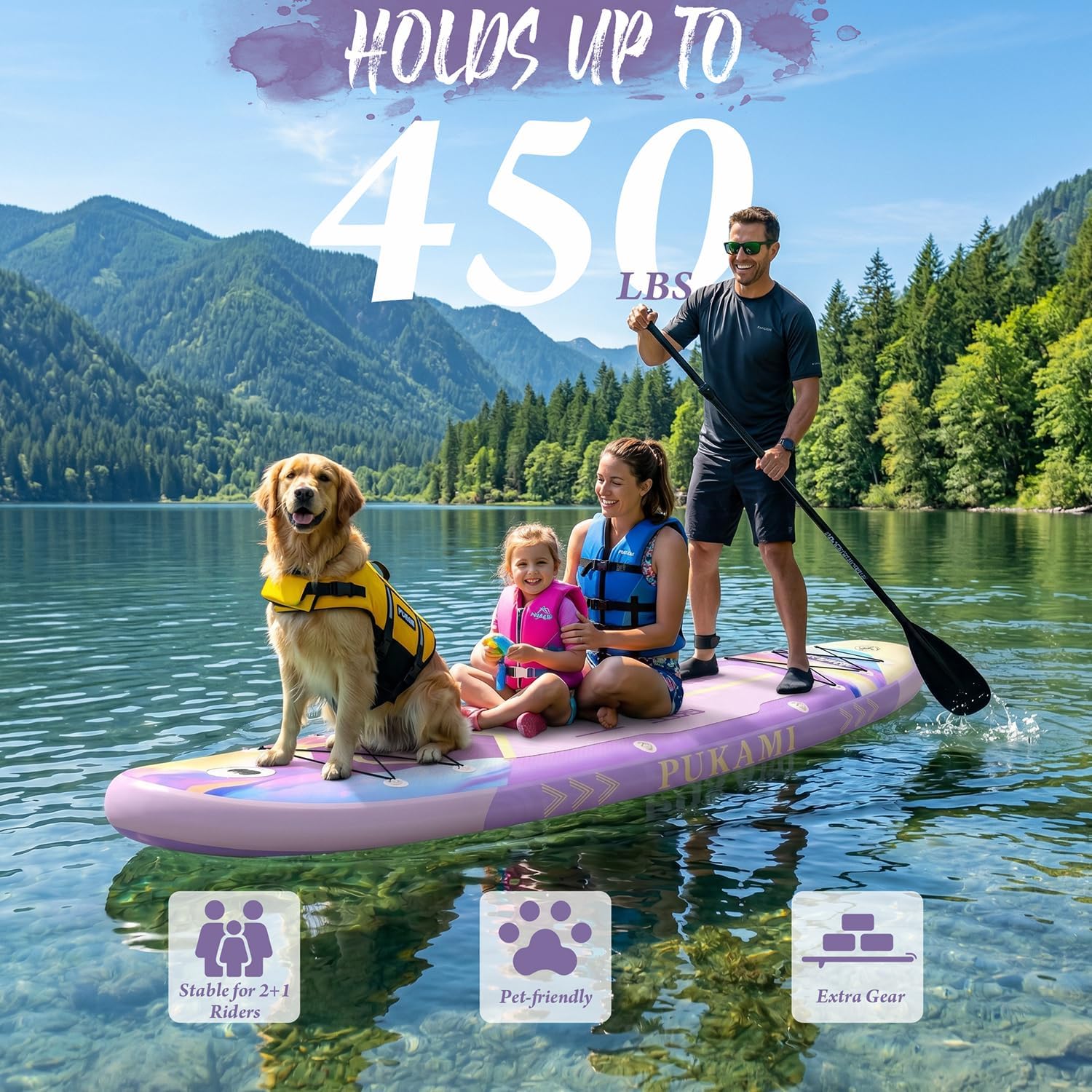 Extra Wide Inflatable Stand Up - Fishing Backpack avis et prix